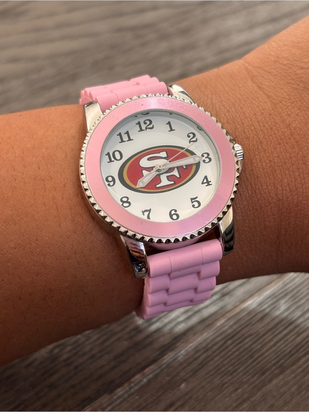 Game Time NFL Series- San Francisco 49ers Rookie Series Women’s Watch Pink Bezel